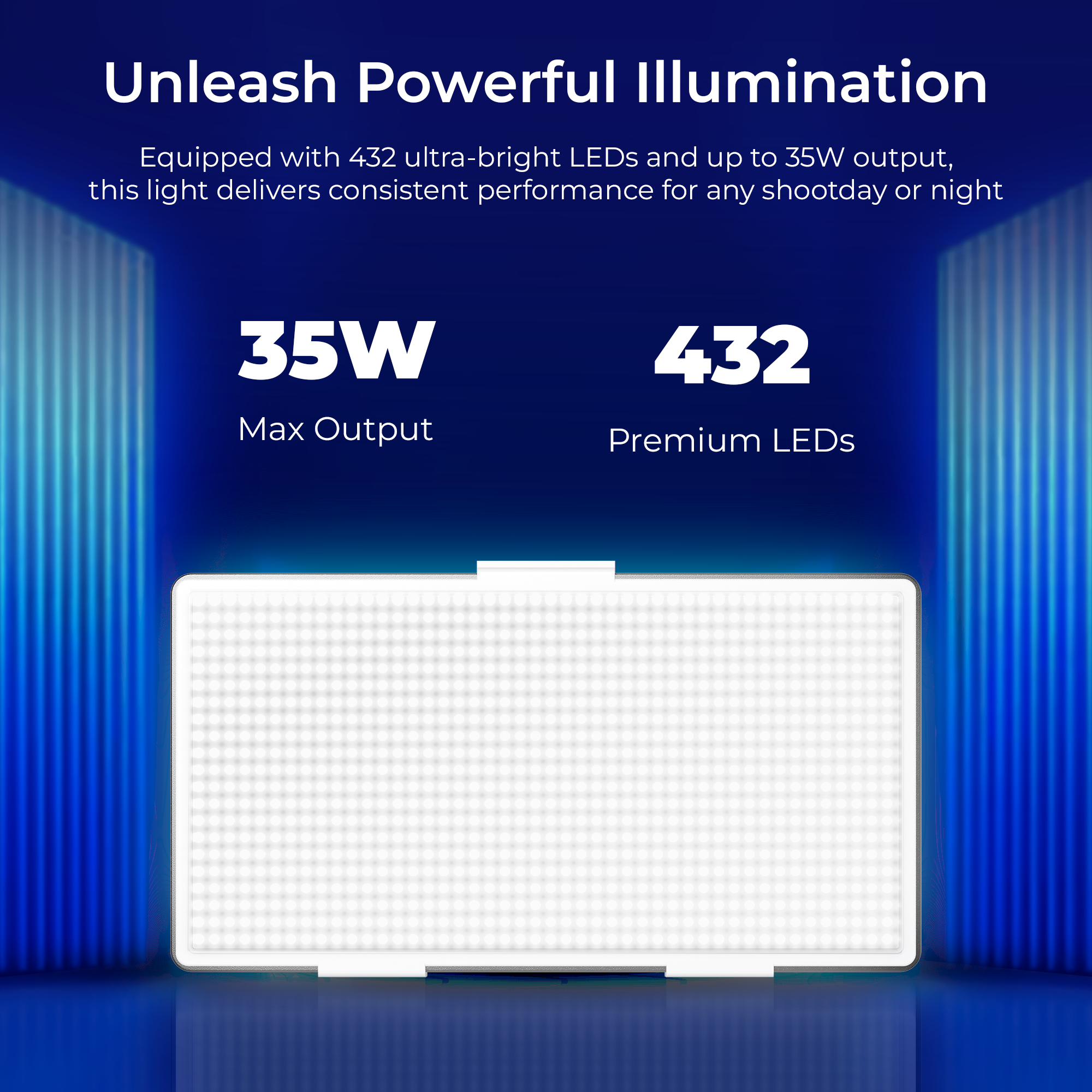 Digitek (LED-D432 Bi) Portable Bi-Color LED Video Light LED-D432Bi (Battery Not Included)