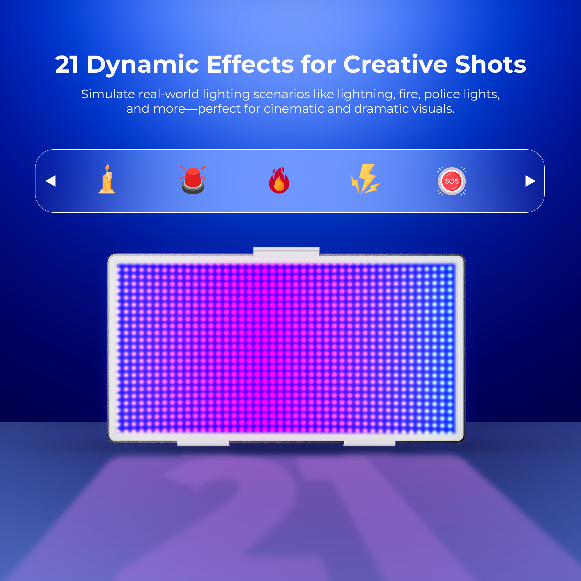 Digitek (LED-D432 RGB) Portable RGB LED Video Light LED-D432 RGB (Battery Not Included)