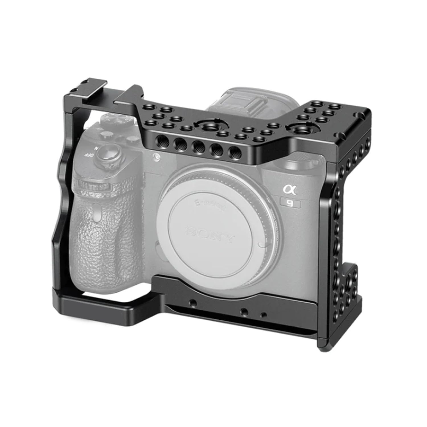 Digitek Camera Cage A7R2/R3/M3/M2/A9 Compatible with Sony A7R2 /A7R3 /A9 /A7M3 /A73 /A72 /A7M2 | Aluminum Form-Fitted Cage with HDMI Cable Clamp & Quick Tripod Mounting - Digitek