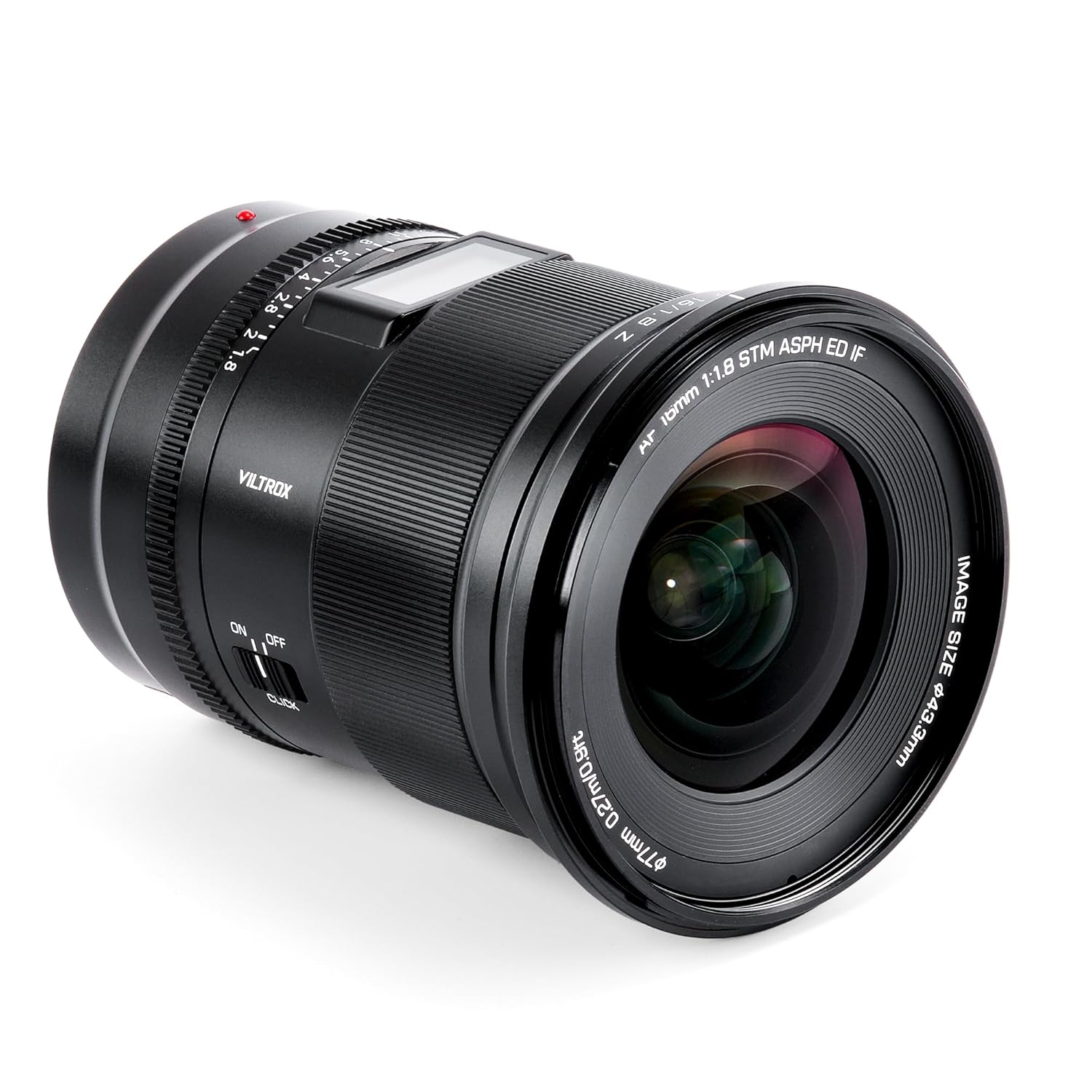 VILTROX16mm F1.8 ZFull Frame Lens for Nikon Z-Mount, AF 16mm F/1.8 Z with Built-in LCD Screen Wide Angle Lens for Nikon Z Mount Z7 Z7ii Z8 Z8ii Z9 Zf Z30 Z50 Zfc