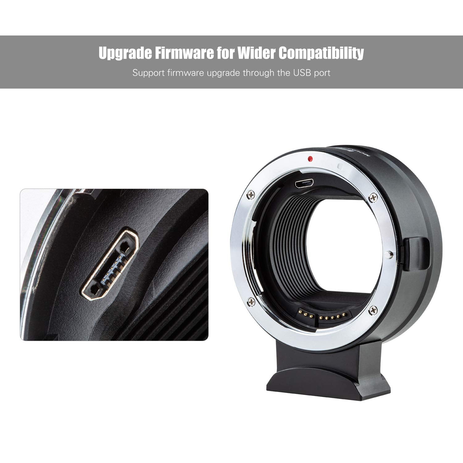 VILTROX EF-Z Lens Mount Adapter Ring Auto Focus Compatible with Canon EF/EF-S Lenses to Nikon Z6/Z7/Z50 Cameras - Digitek