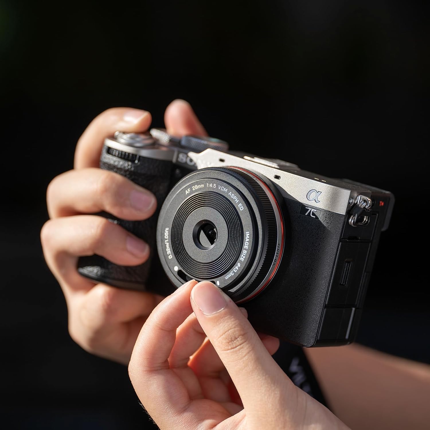 VILTROX 28mm F4.5 Lens for Sony E Mount Full Frame Auto Focus Fixed Aperture Ultra Thin Lens