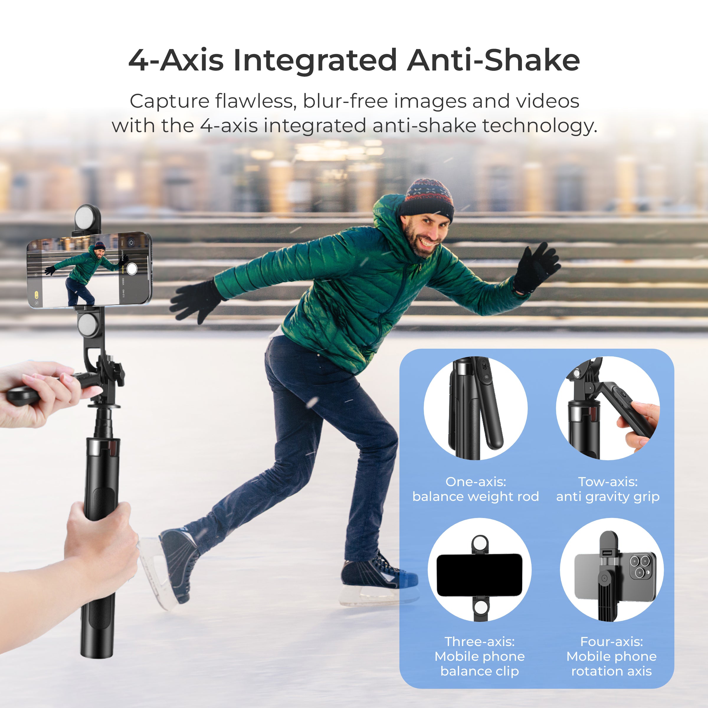 DIGITEK® (DTR-180SS) Portable Wireless Selfie Stick Tripod with Remote, Three-Leg Stand, 360° Smartphone Clip, Extendable Telescopic Poles, 1/4 Interface, Ideal for Photo, Videoshoots, Vlogging & More