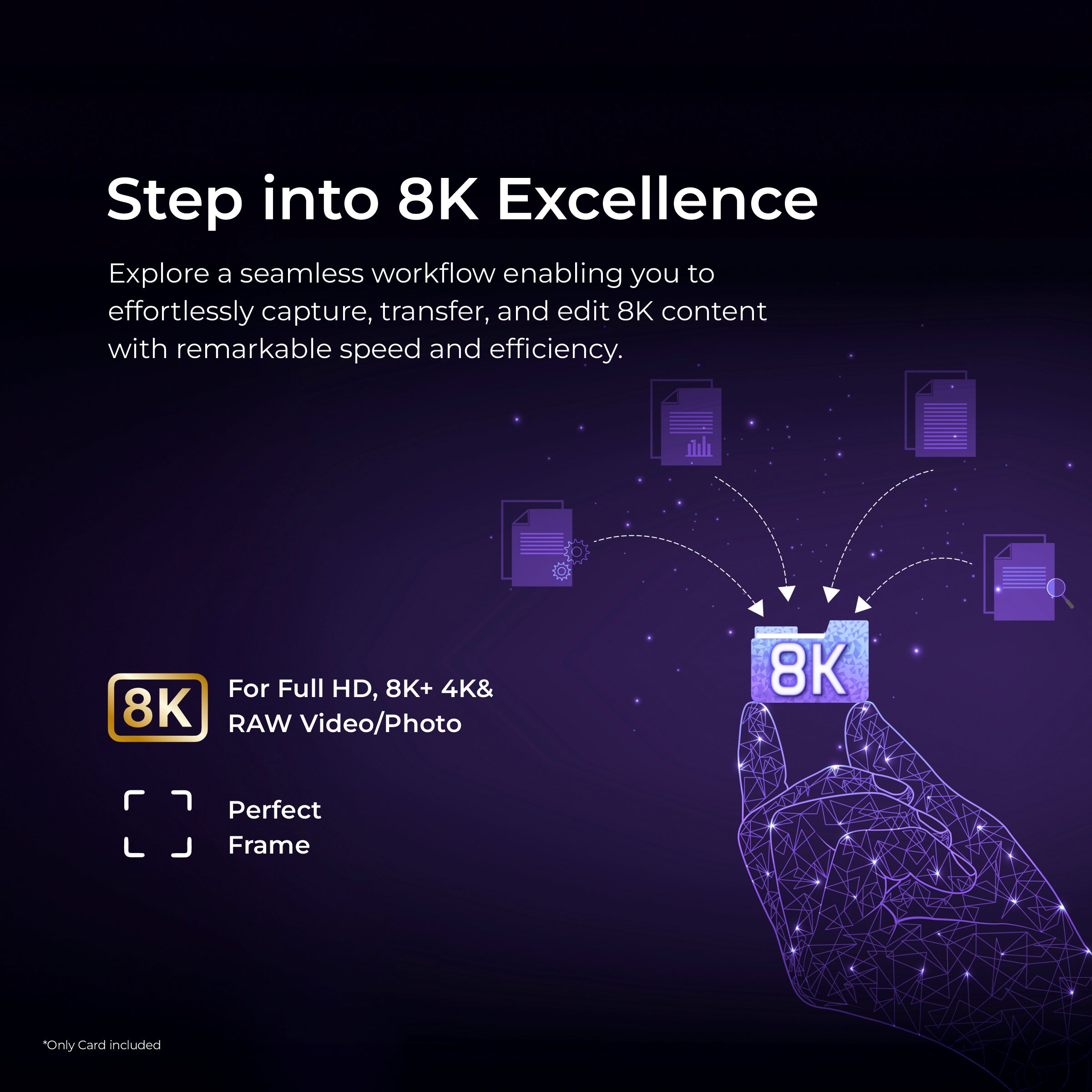 HOMAN UHS-II SD Card (V90) 64GB fit for Any Environmental Temperature from -10 Degree to 70 Degree Celsius with 5 Year Warranty & Recovery - Digitek