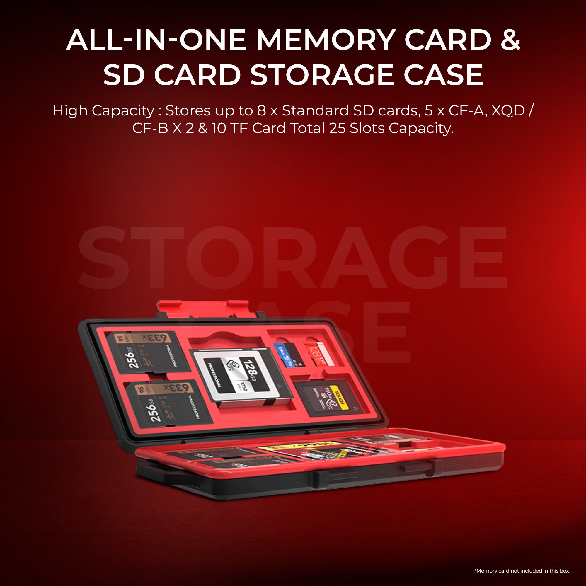 Digitek (DCH 025) All-in-One Memory Card & SD Card Storage Case