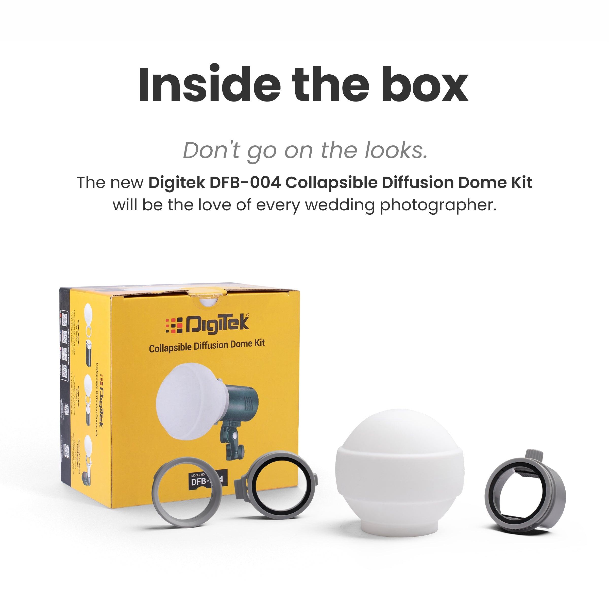 Digitek (DFB 004) Professional Collapsible Diffusion Dome Kit-DFB 004 - Digitek