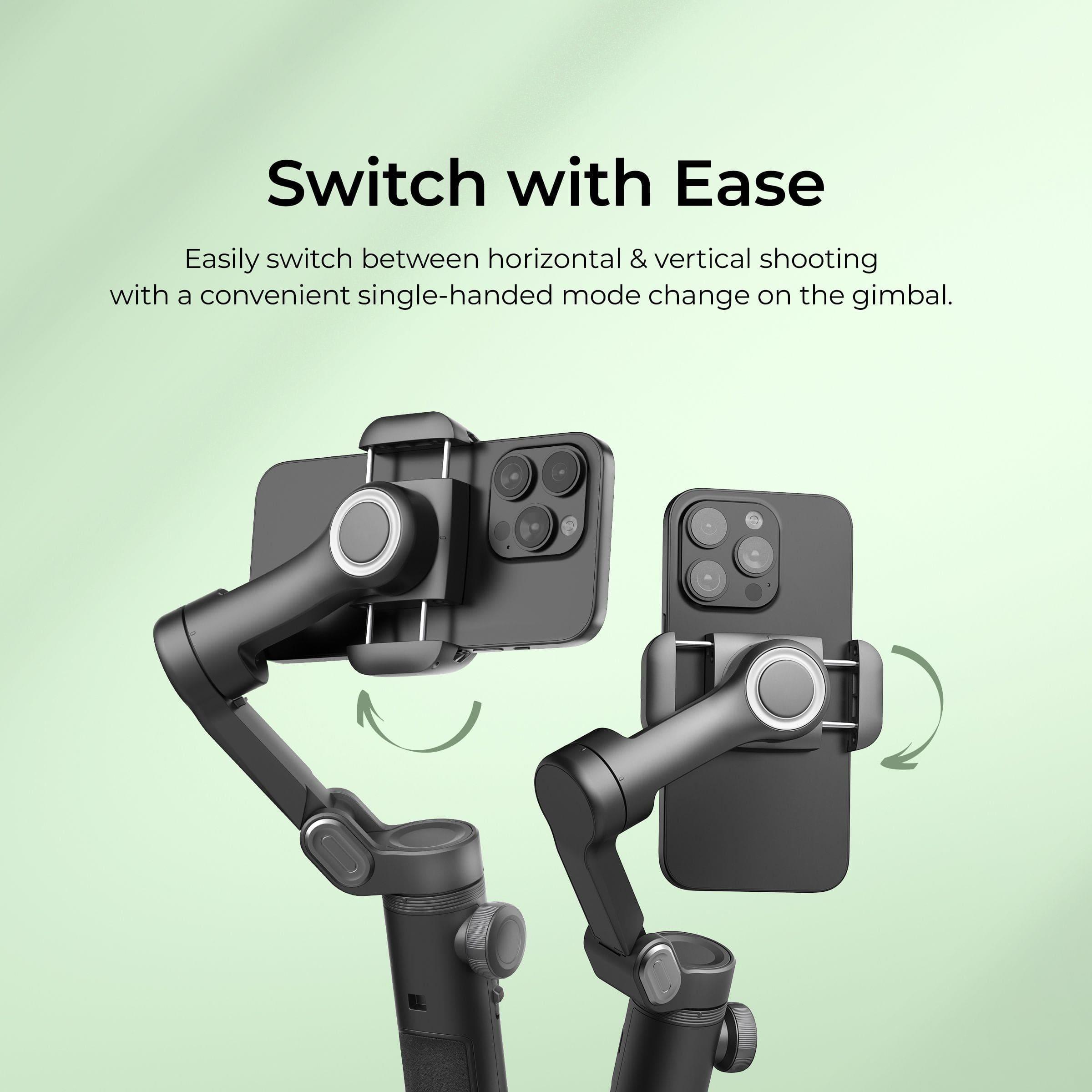 DigiteK (DSG-010PRO)3 Axis Foldabe Smartphone Gimbal - Digitek