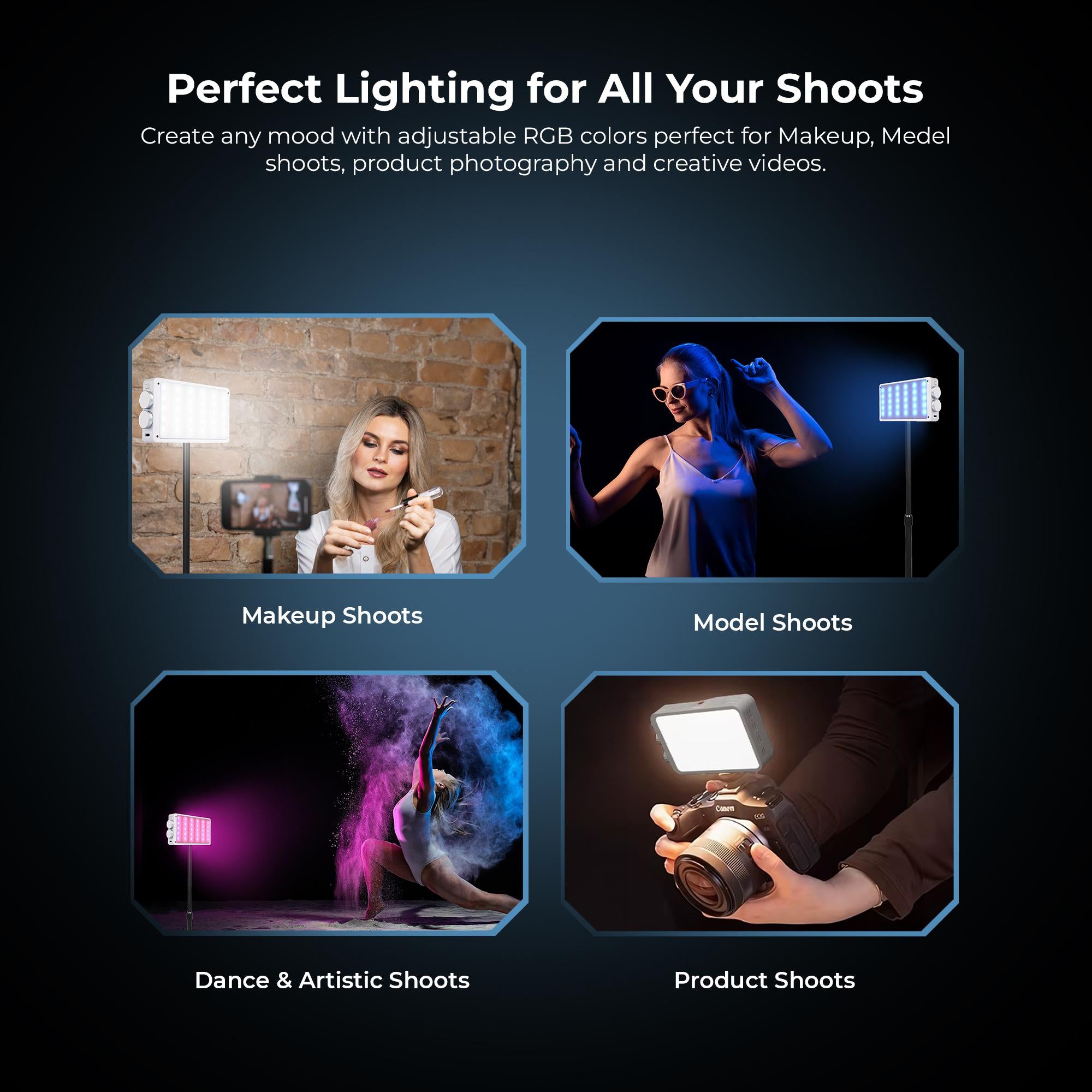 Digitek (LED-D40W RGB) Portable 40W LED Video Light