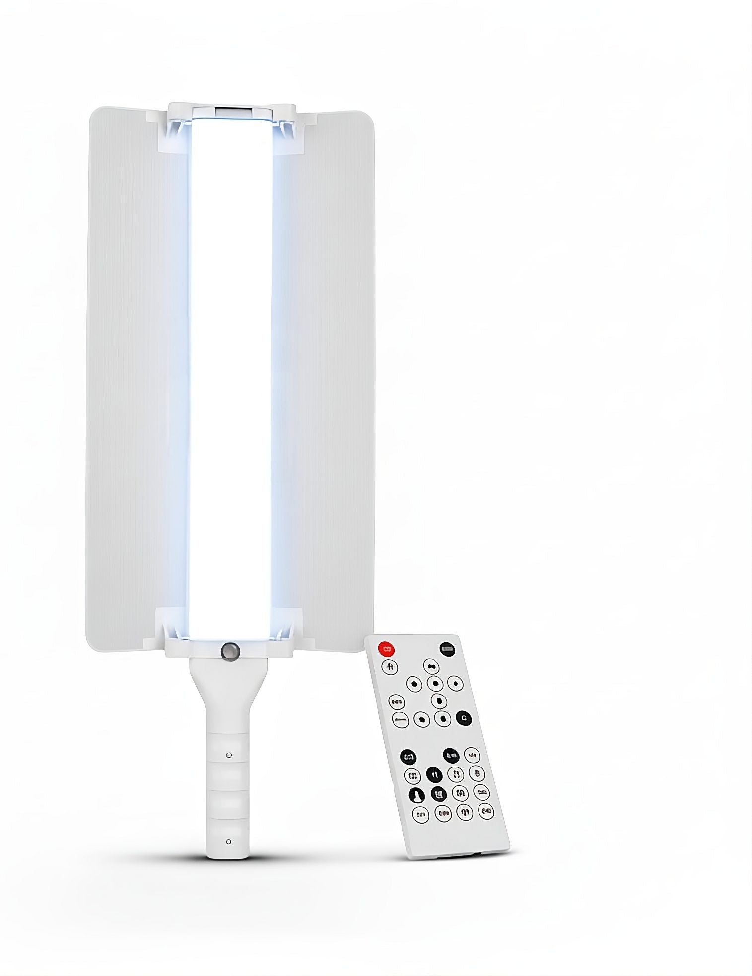 DIGITEK® (DSL-25W RGB) Stick Light Portable Handheld RGB LED Light Wand with Barn Door & Remote Control, Color Temp 2700-12000K + RGB, 39 Special Lighting Effects & Carry Bag