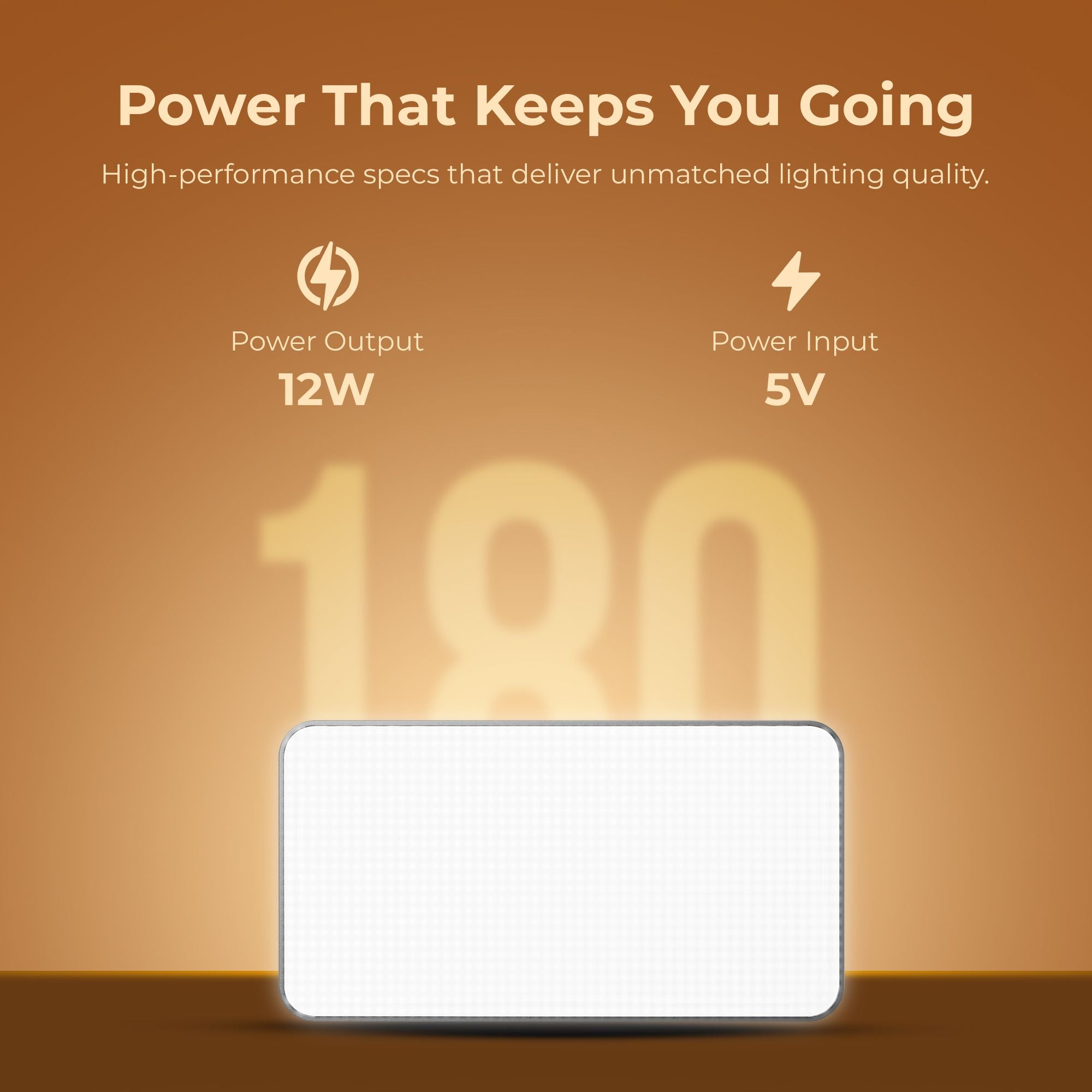 Digitek (LED-D180 BI) Portable Professional LED Video Light with 21 Preset Effects & 4000mAh Battery, Multi Scene Lightening & Colour Temperature & Brightness Control