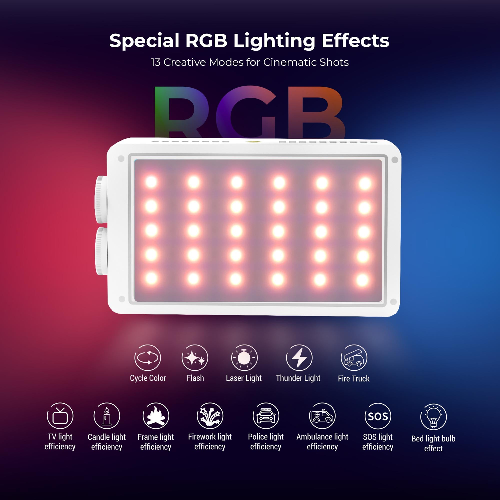Digitek (LED-D40W RGB) Portable 40W LED Video Light