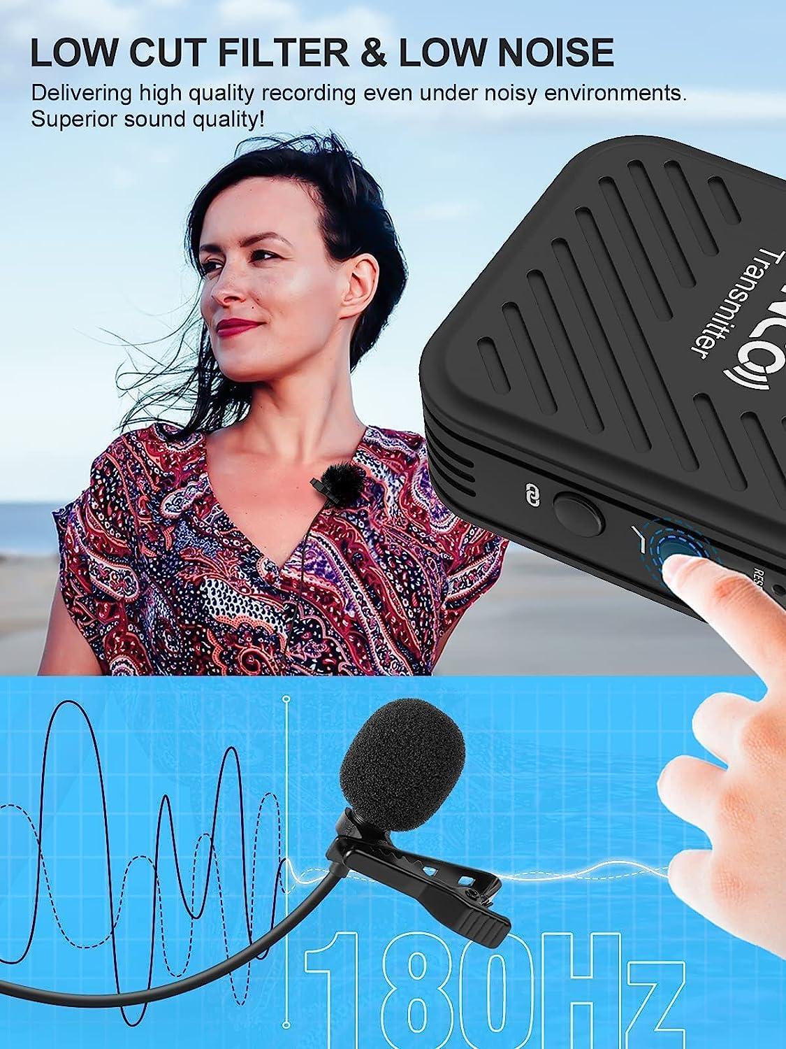 SYNCO (WAir-G1-A1) Ultracompact Digital Wireless Microphone System for Mirrorless/DSLR Cameras (2.4 GHz) - Digitek