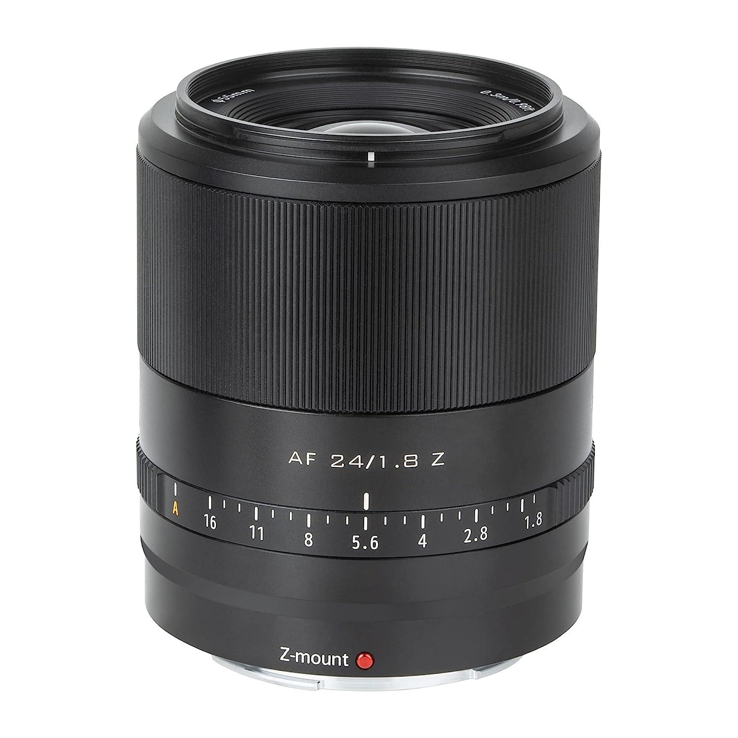 VILTROX 24mm F1.8 Full-Frame Wide-Angle Fixed Focus Lens Compatible with Nikon Z Mount Camera Zfc Z50 Z5 Z6 Z6 II Z7 Z7 II - Digitek