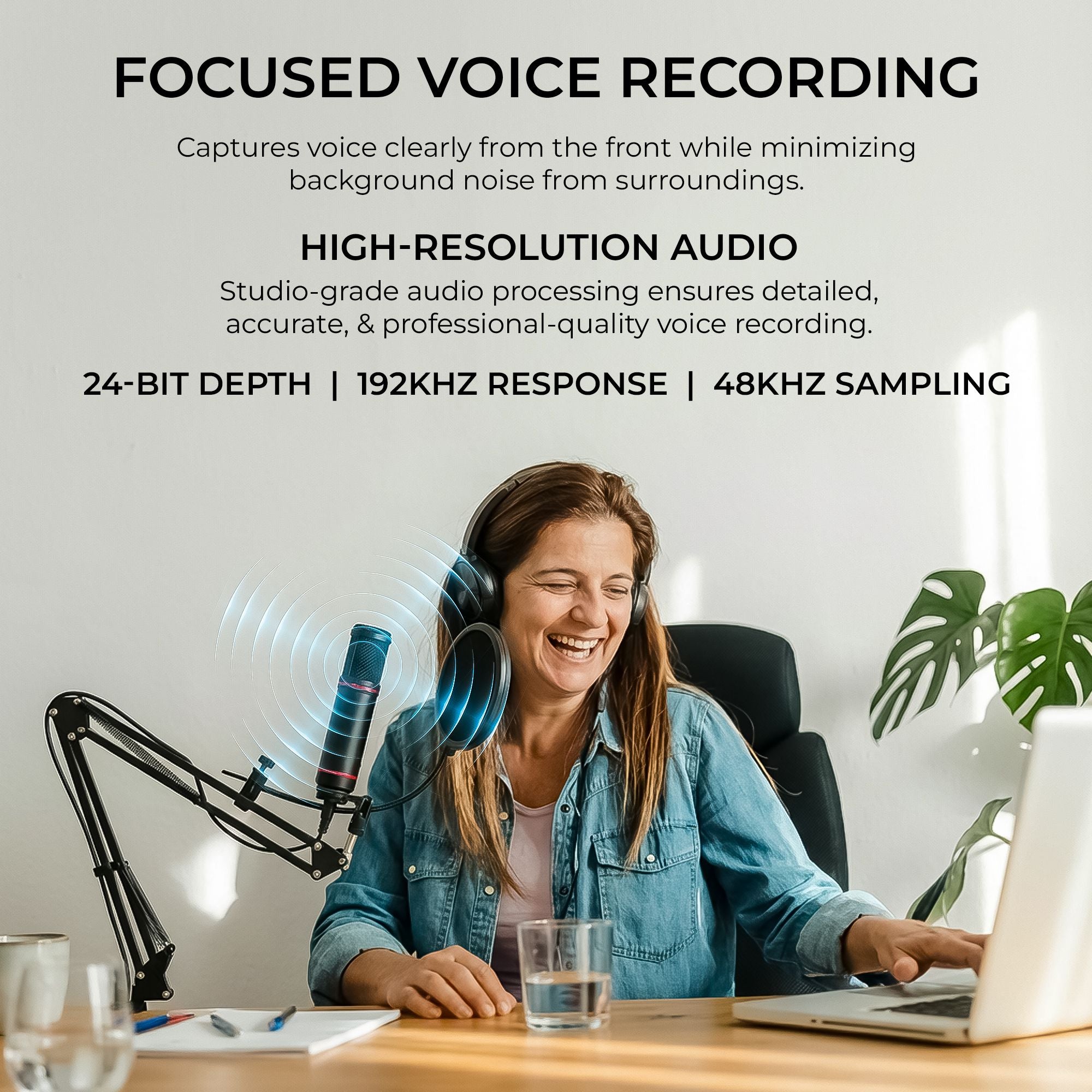 Digitek (DM-501) USB Podcast & Gaming Condenser Microphone Kit with Arm & Pop Filter, High Sensitivity, Noise Cancellation, Vol Adjustment & Mute, Use with PS4, PS5 ,PC & Smartphone for Live Streaming