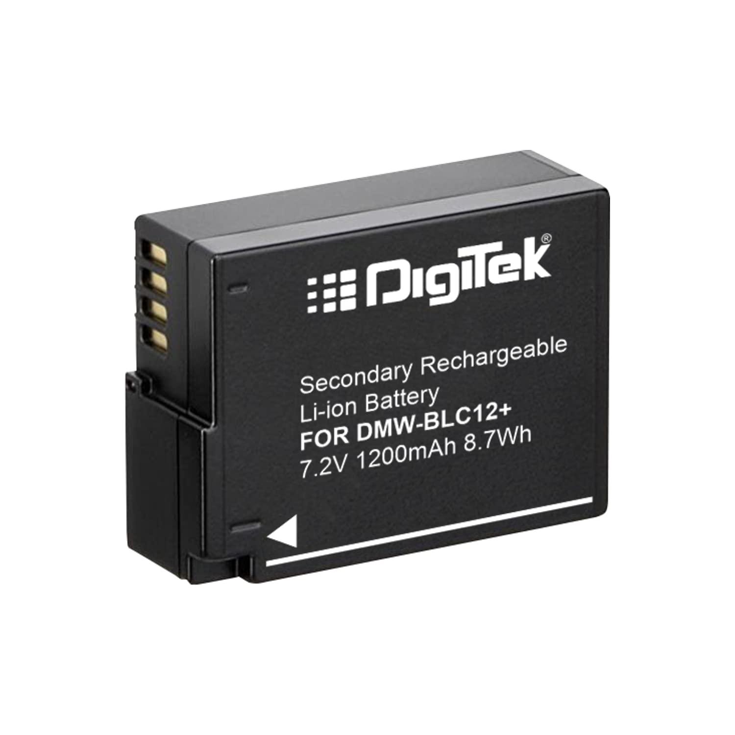 Digitek (DMW-BLC12+) Secondary Li-ion Rechargeable Battery for DMW-BLC12+ (7.2V, 1200mAh) - Digitek