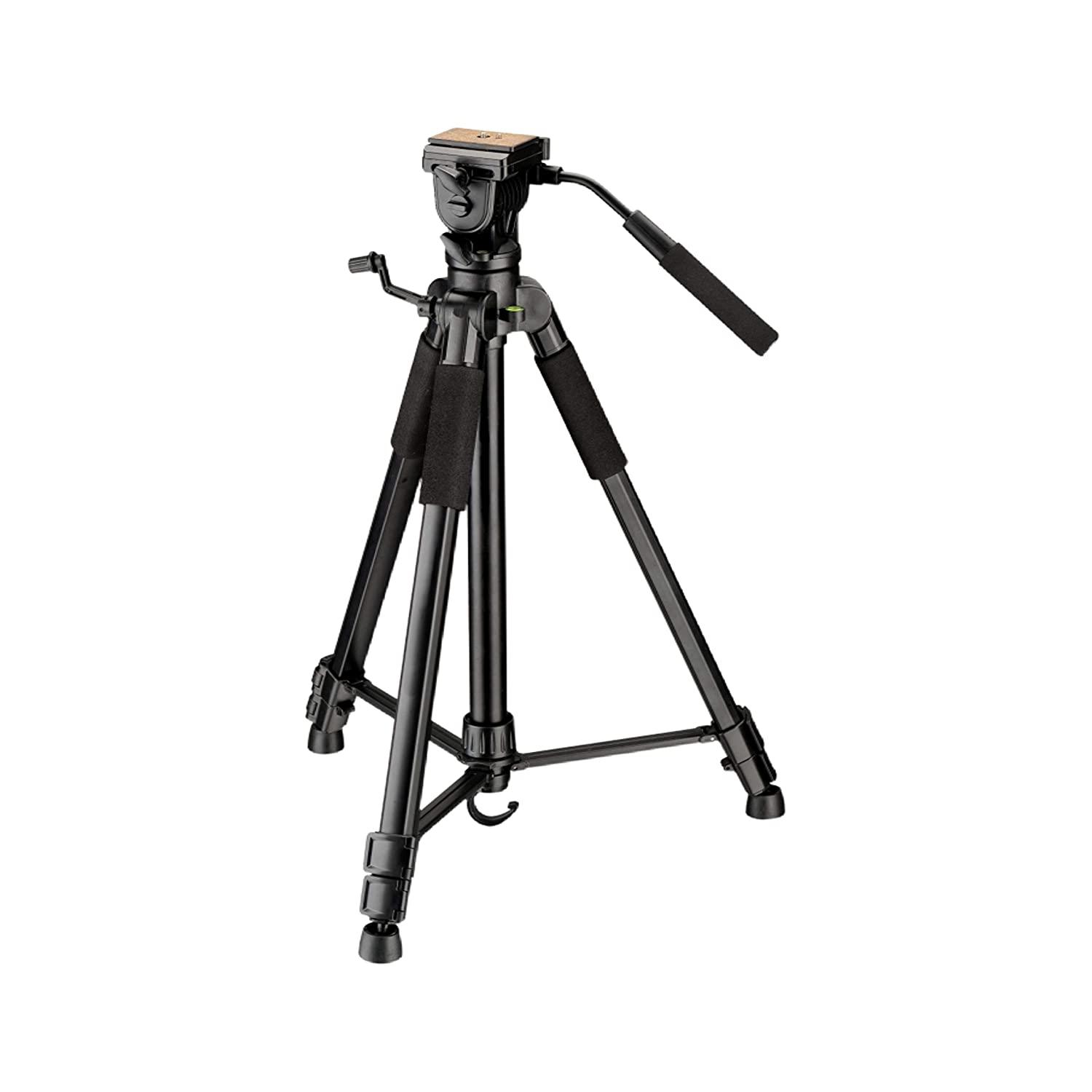 Digitek (DTR 690 VD PRO) (208 cm) Lightweight Tripod (Maximum Load up to 3kgs), 6.85 Feet Tall Digital SLR & Video Cameras, Made Aluminium Material - Digitek