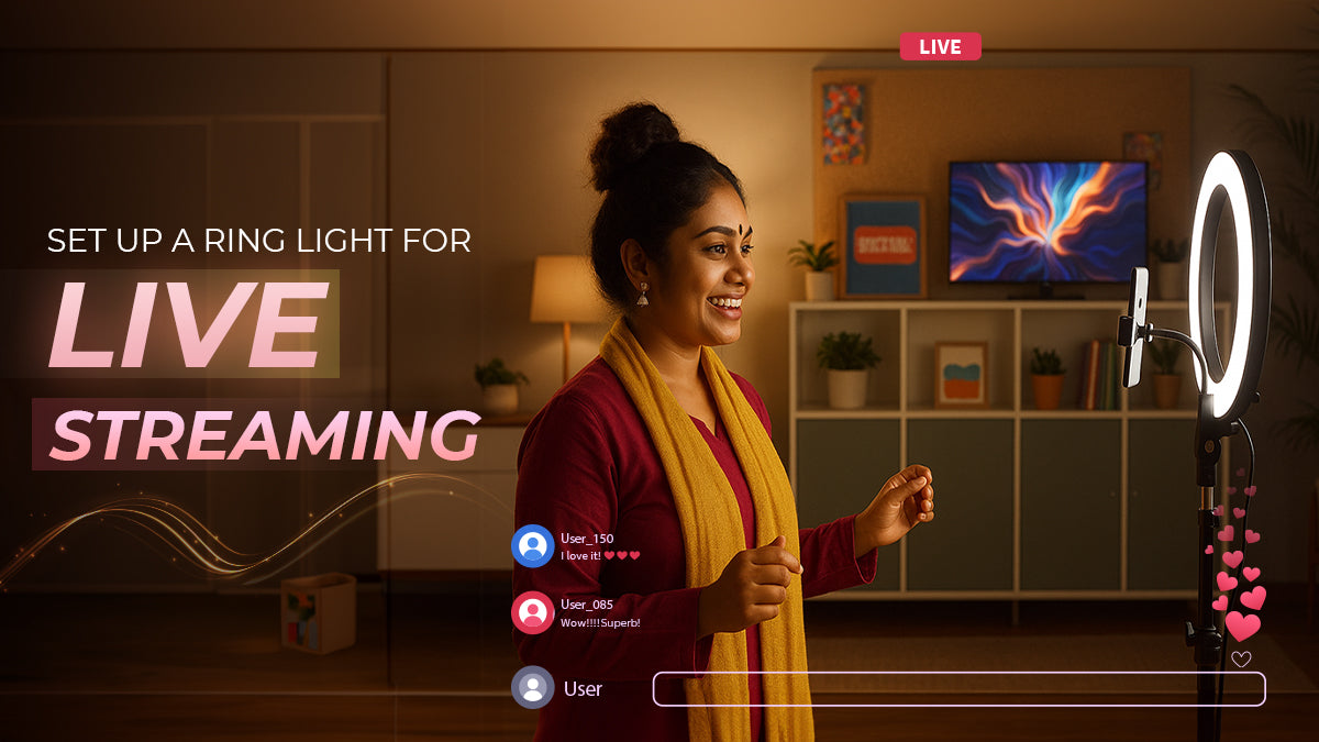 How to Set Up a Ring Light for Live Streaming: A Step-by-Step Guide