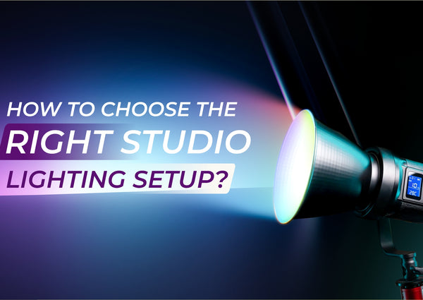 How to choose the right studio lighting setup? (Complete Guide)