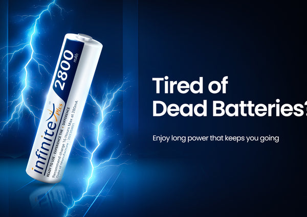 Tired of Dead Batteries? Enjoy long power that keeps you going