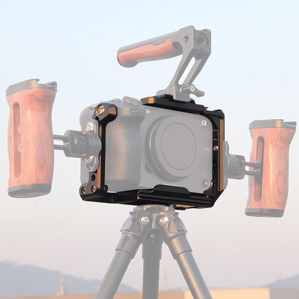 Digitek Cam Cage (S) FX3/FX30 Aluminum Cage with HDMI Cable Clamp & Quick Tripod Mounting - Digitek