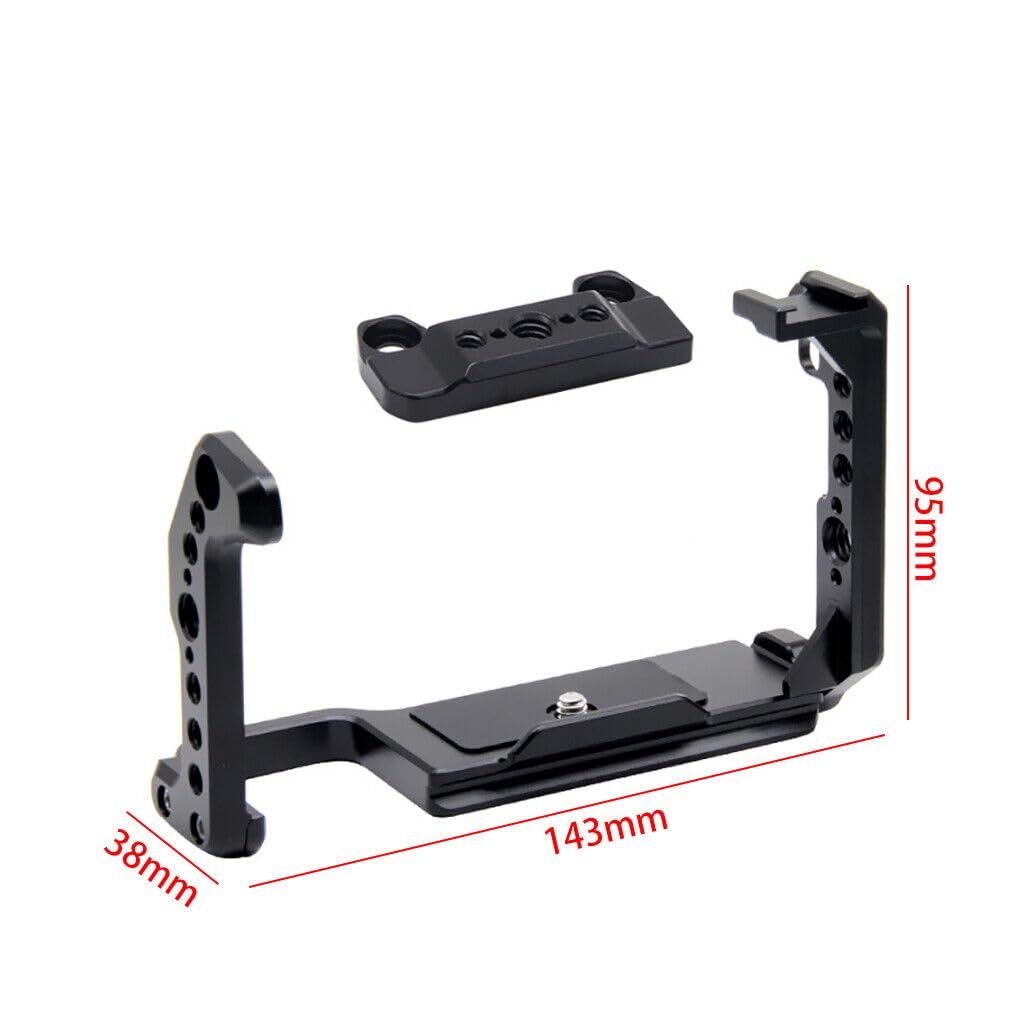 Digitek Cam Cage (S) FX3/FX30 Aluminum Cage with HDMI Cable Clamp & Quick Tripod Mounting - Digitek