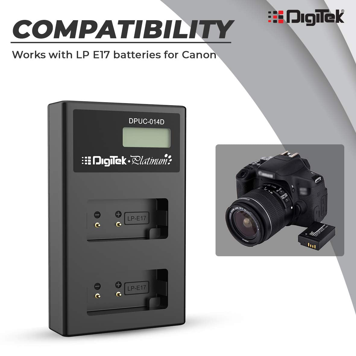 Digitek Platinum Charger (DPUC 014D (LCD MU) LPE17)