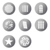 Digitek (DGS 002) Stainless Steel GOBO Pattern Kit with 8 Creative Pattern Effect for Optical Snoot