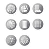 Digitek (DGS 001) Stainless Steel GOBO Pattern Kit with 8 Creative Pattern Effect for Optical Snoot