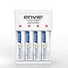ENVIE (ECR 20 MC+4xAA3200) Rechargeable Battery Charger for AA & AAA Ni-mh/Ni-Cd with AA3200 Infinite Plus 4PL Rechargeable Batteries