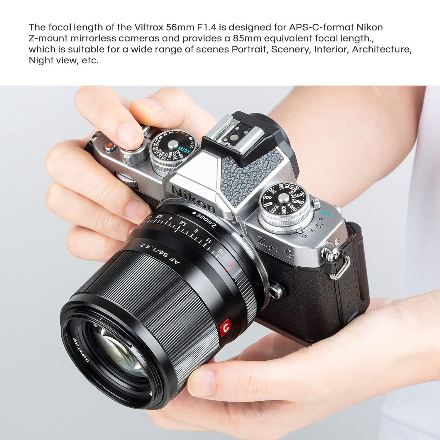 Buy Viltrox 56mm F1.4 Autofocus Lens, Compatible with APS-C Nikon
