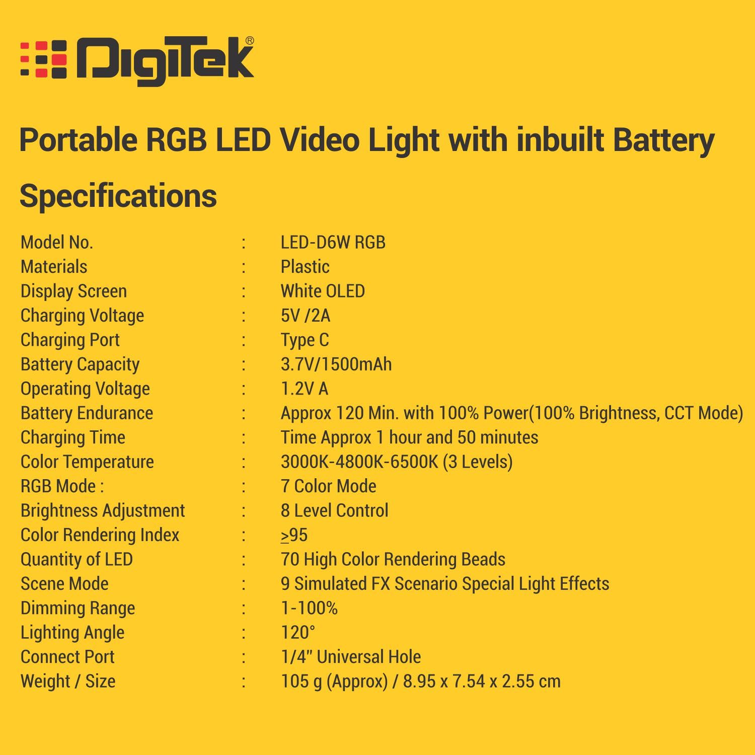 Digitek (DUC 021 ENEL14) High-Speed Li-ion Battery Charger for ENEL 14, Compatible with Canon, Nikon, Olympus, Panasonic, and Fujifilm Cameras, AC Input 110-240V, USB Output, LCD Charging Display