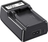 Digitek (DUC 021 ENEL25) High-Speed Li-ion Battery Charger for ENEL 25, Compatible with Canon, Nikon, Olympus, Panasonic, and Fujifilm Cameras, AC Input 110-240V, USB Output, LCD Charging Display