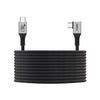 Digitek® (DC 5M-TC2C 3.2) Type-C to C Right Angle Tethering Cable, 5M Nylon Braided, 100W Fast Charging, 20Gbps Data Transfer, Bi-Directional, for Photography & Videography Applications