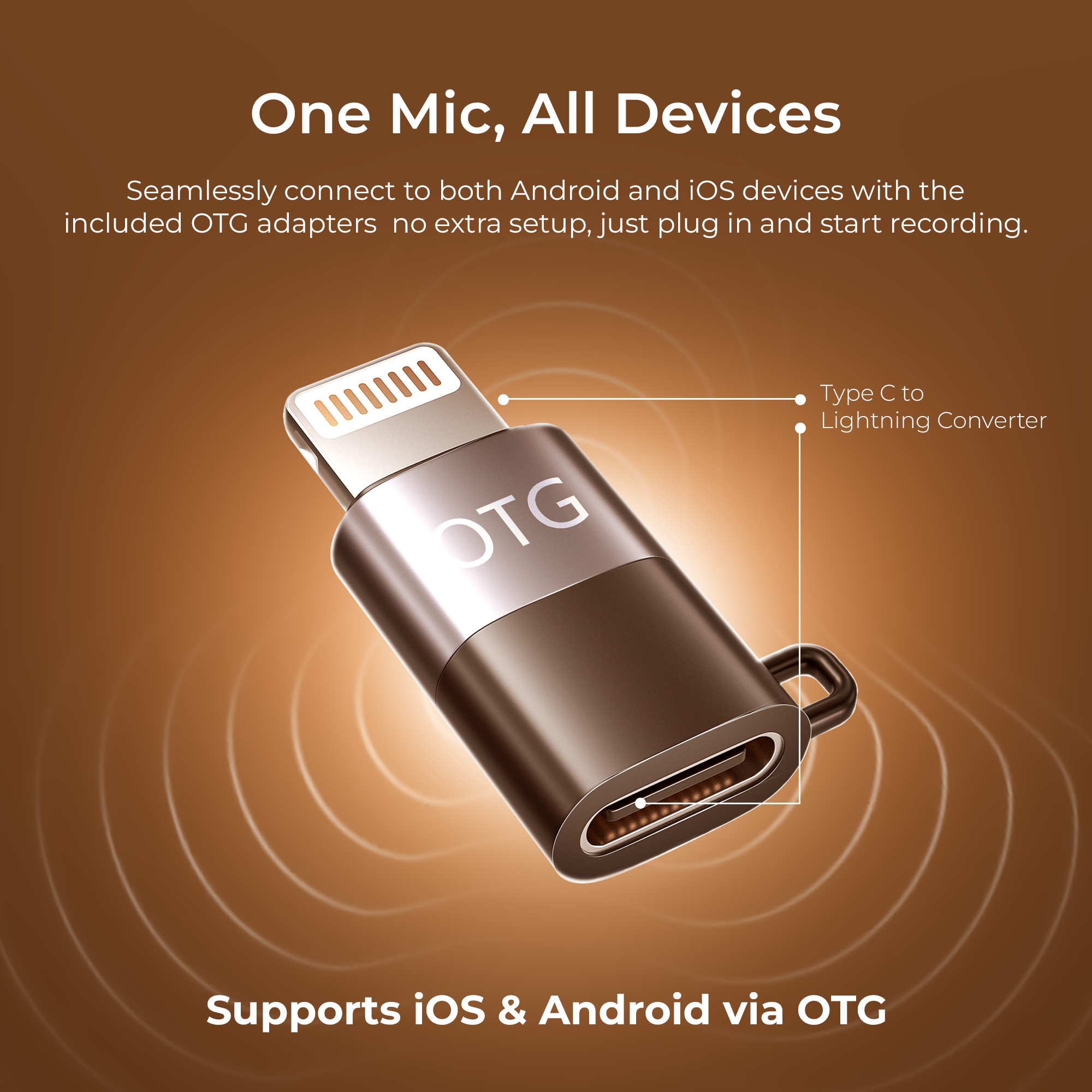 Digitek (DWM 120) Wireless Microphone System, Noise Reduction, 2.4G Mic with 50m Range & 4.5Hr Battery, for iPhone & Android Smartphones, Ideal for Vlogging, Streaming & Interviews