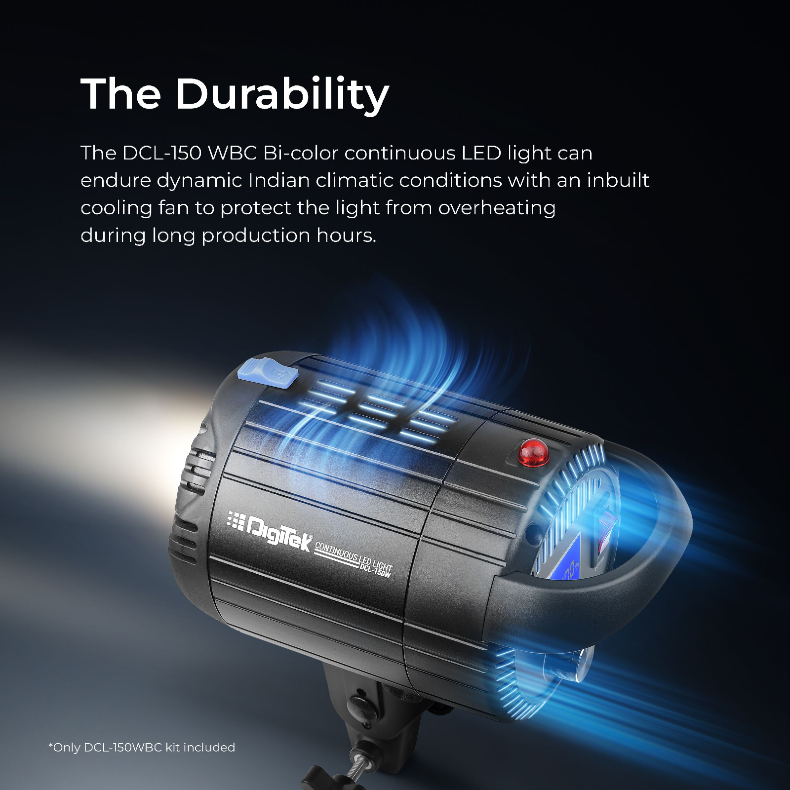 Buy Digitek Lite (DCL-150WBC) Combo Bi Color Continuous LED Light with ...