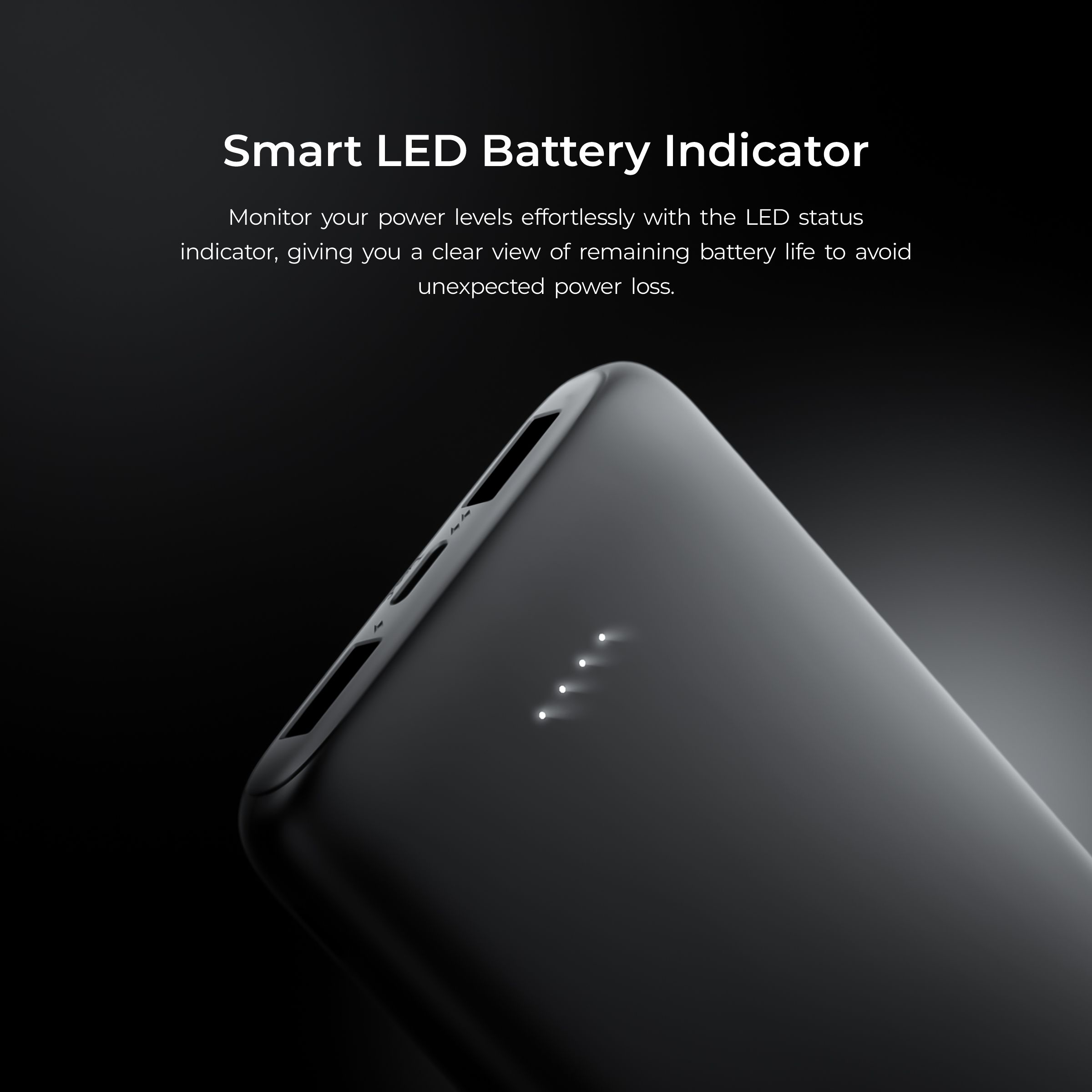 Digitek (DPB-10000 PD QC) High Capacity Superfast Power Bank with 22.5 Watt PD/QC charging with Type C Port (10000 mAh) With Black Color