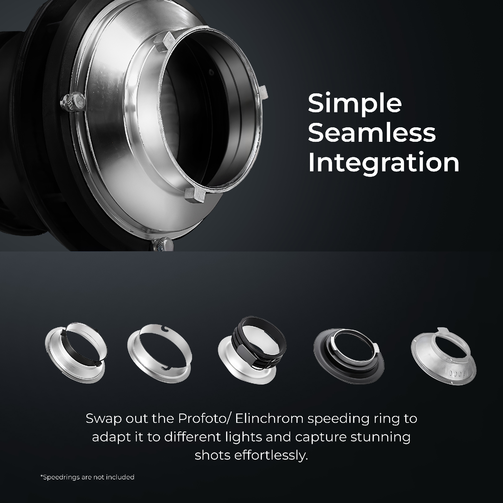 Digitek DS 230 Bowens Mount Optical Snoot for Studio Light Flash - Digitek