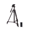 Digitek (DTR-425 LW) Portable Tripod Stand with Smartphone Holder, 4.26ft Height, Pan & Multipurpose Quick Release Head, Rubberised Legs, 3kg Load Capacity, Ideal for DSLR Camera & Mobile Photography