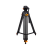 Digitek (DPTR 605 VD) (183 cm) Professional Heavy Duty Tripod, with 2 Way Adjustable Pan Head, for Digital Video Cameras, Maximum Operating Height: 6 Feet, Maximum Load Upto: 15 kgs (Black)