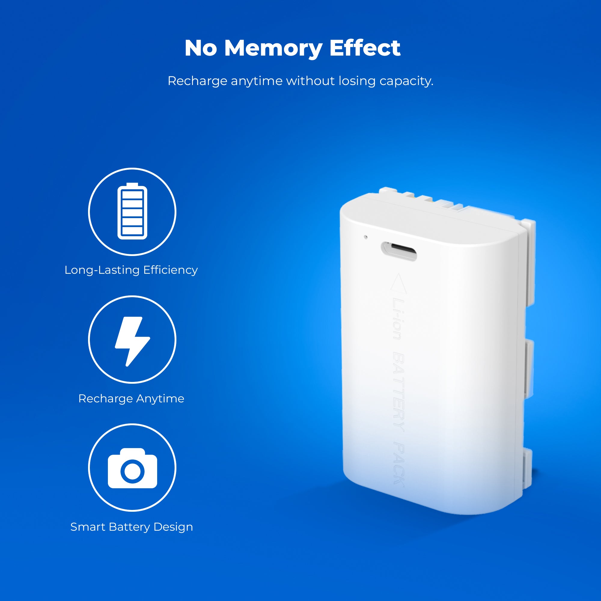Digitek Platinum (LP-E6 Type C) 3000mAh Extra Power Li-ion Battery for Canon DSLR Cameras with Type-C Charging Cable, For Canon XC10, XC15, EOS 60D–90D, 5D series, 6D series, 7D series, and EOS R/RA/R5/R6/R7