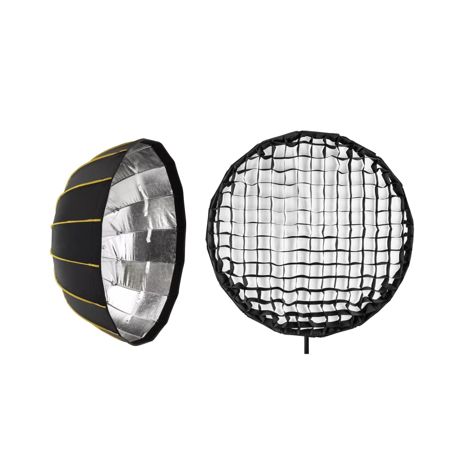 Digitek (DBDS-85S) 85cm Beauty Dish Softbox DBDS-85S, Collapsible, Transportable, Lightweight Bowen Mount for Photography & Studio Lighting with Removable Diffuser - Digitek