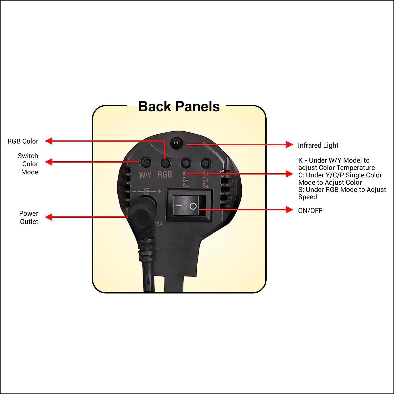 Digitek (DCL-150WB RGB) with Lantern Softbox Continuous LED Photo/Video Light Suitable for All Kinds of Small Production Photography / Power Saving & Environment Protection - Digitek