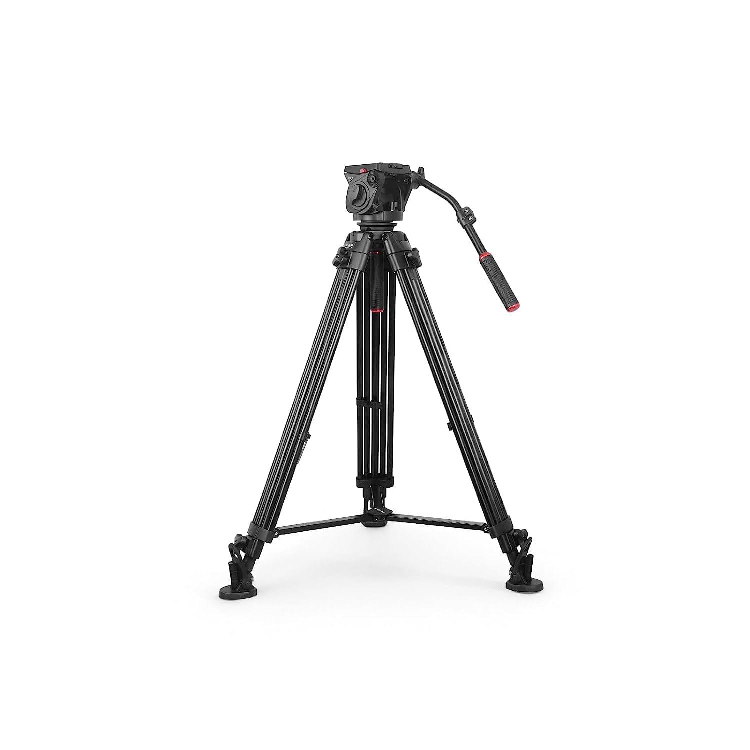 Digitek (DPTR 7080 VD) Platinum Heavy Duty Tripod with Professional Pan Head with Quick Release Plate Maximum Operating Height: 1984 mm, Max Load Upto: 15 kgs - Digitek