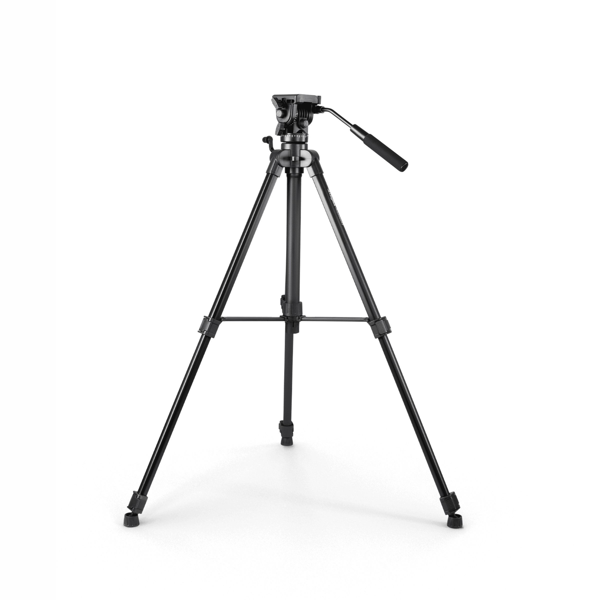 Digitek (DPTR 990VD) Platinum Heavy Duty Tripod with Professional Fluid Video Head Maximum Operating Height: 1660 mm, Max Load Upto: 15 kgs - Digitek