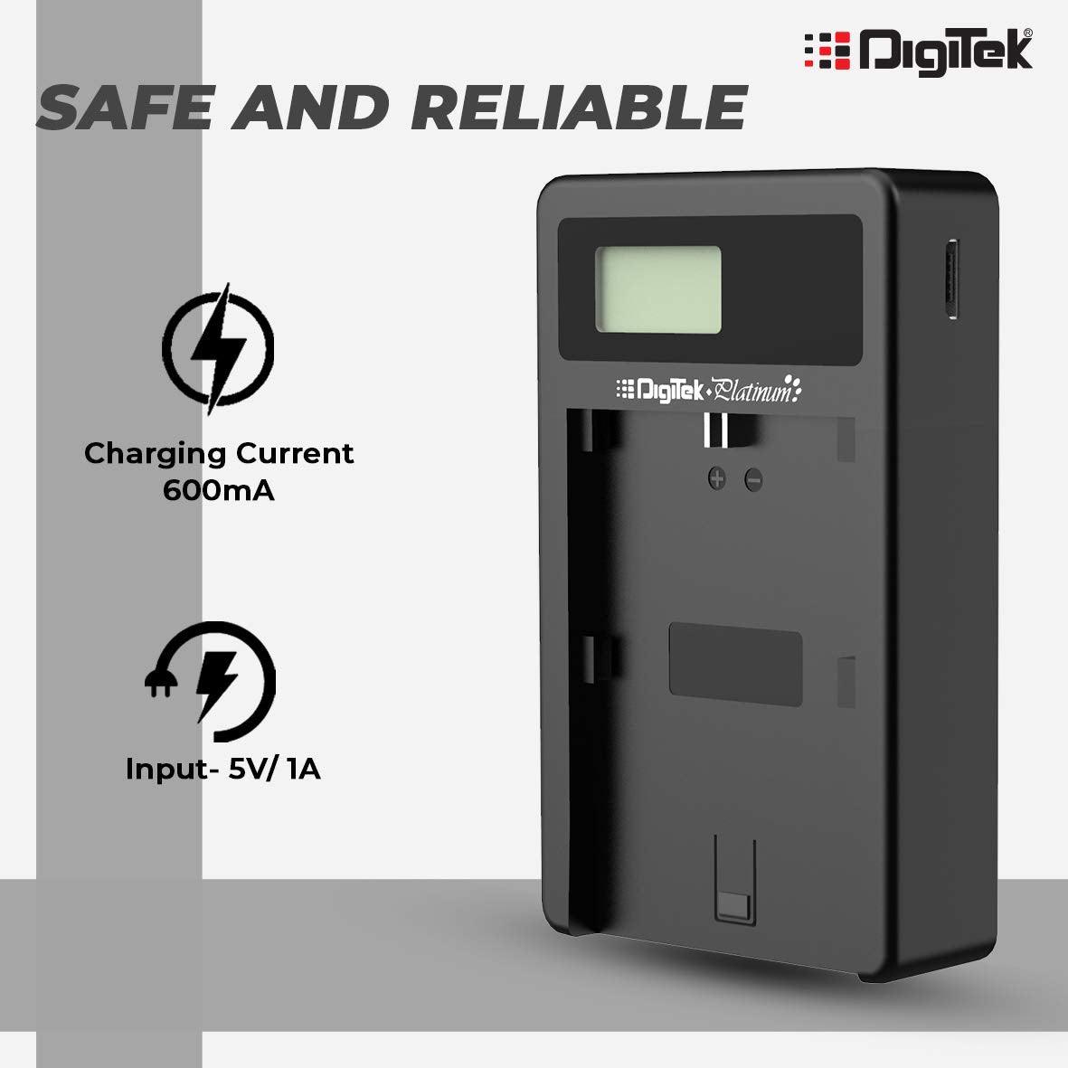 Digitek (DPUC 012S (LCD MU)) Platinum Charger DPUC 012S (LCD MU) LPE10 for LPE10 Battery - Digitek