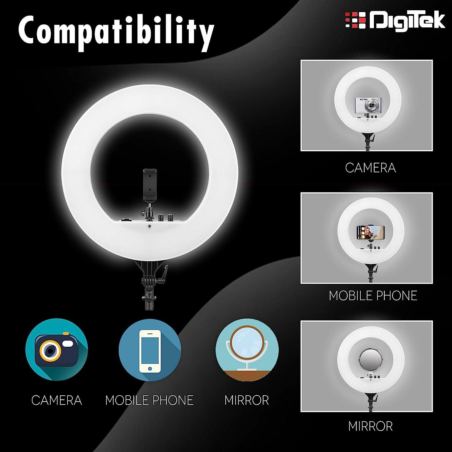55 W Digitek LED Ring Light, 18 inch at Rs 3700/piece in Nandurbar | ID:  2849208614573