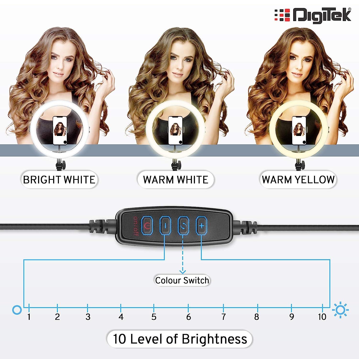 DIGITEK® (DRL-18 RGB) RGB LED Ring Light 46cm (18 inch) for YouTube |  Photo-Shoo | Prakash Kala Mandir