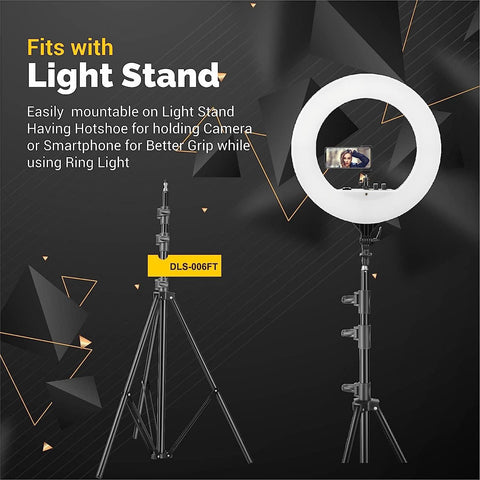 Amazon.com : Foldable Ring Light with Tripod, 4000mAh Battery, Operated  Cordless, Scalable 10 