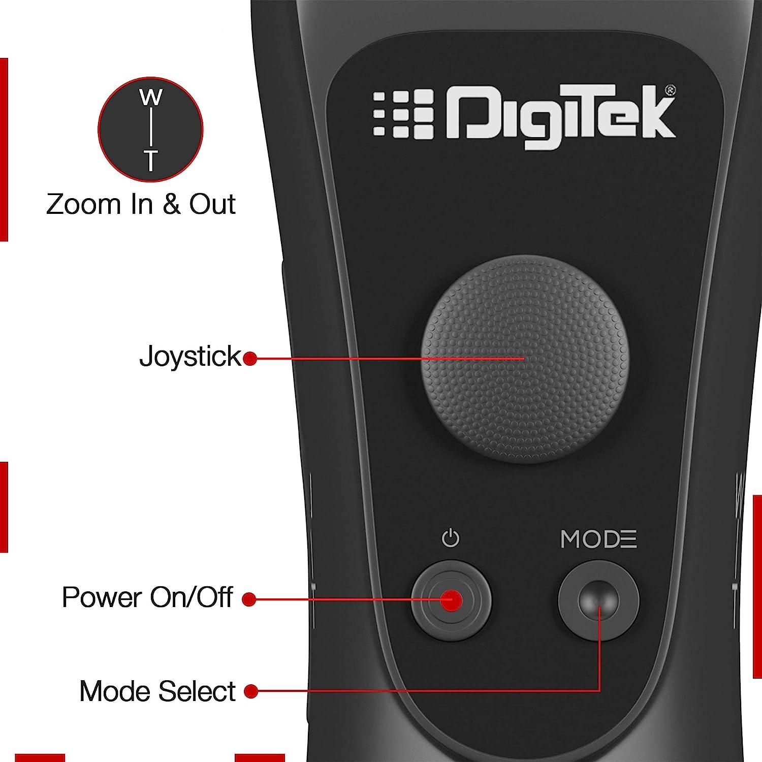 Digitek (DSG 005) 3-Axis Handheld Gimbal Stabilizer for Smartphones & Gopro with Face & Object Tracking Motion, Various Time Lapse Features & Up to 12 hrs. Operational Time DSG 005 - Digitek