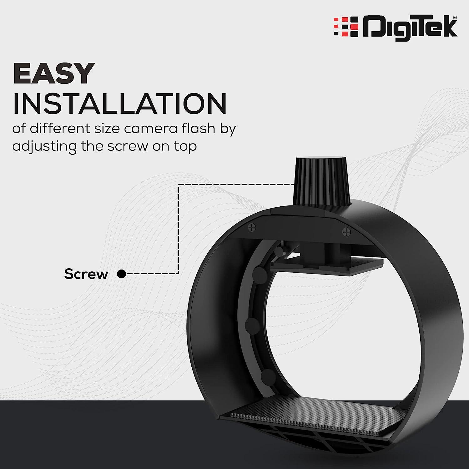 Digitek (DSR-001) Adapter for Round Head Speedlite Accessory. - Digitek